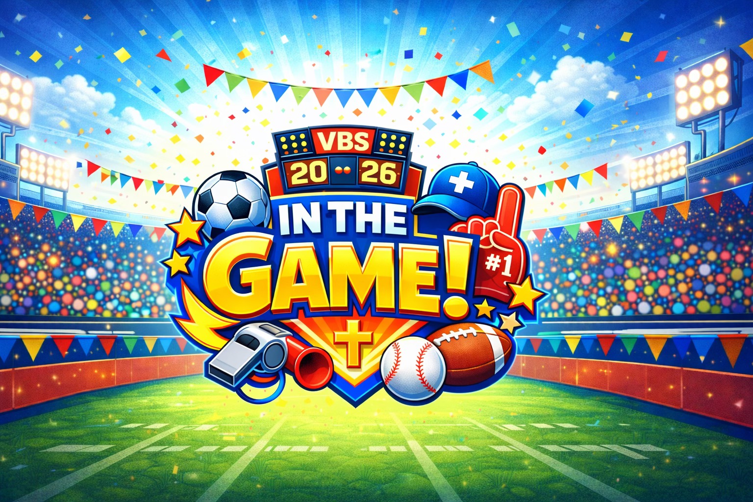 Trinity Fellowship Decatur Facebook ad: In the Game VBS