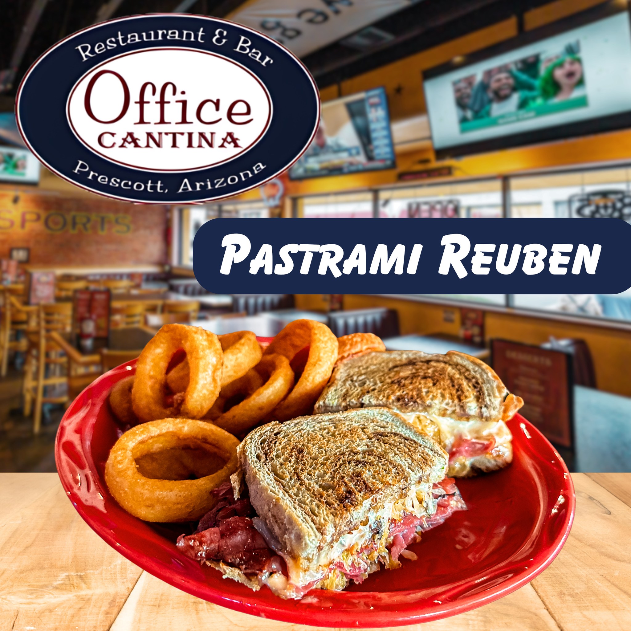 The Office Restaurant & Bar Facebook ad: The Office Restaurant | Salsa • Spirits • Sports
