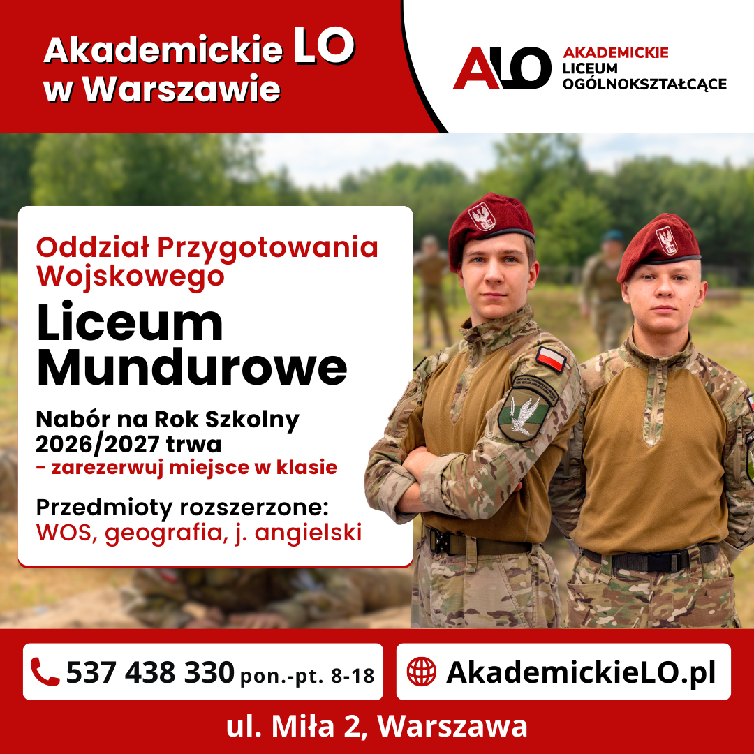 Akademickie Liceum Ogólnokształcące w Warszawie Facebook ad from Jun 10, 2026