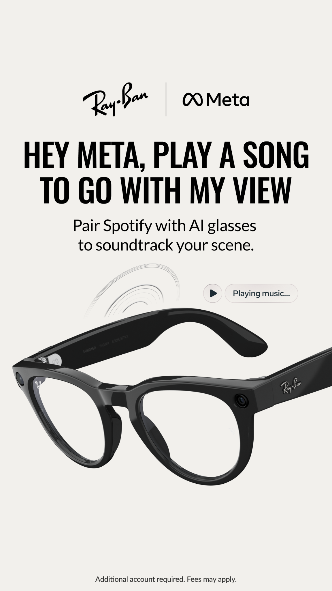 Ray-Ban Meta Facebook ad