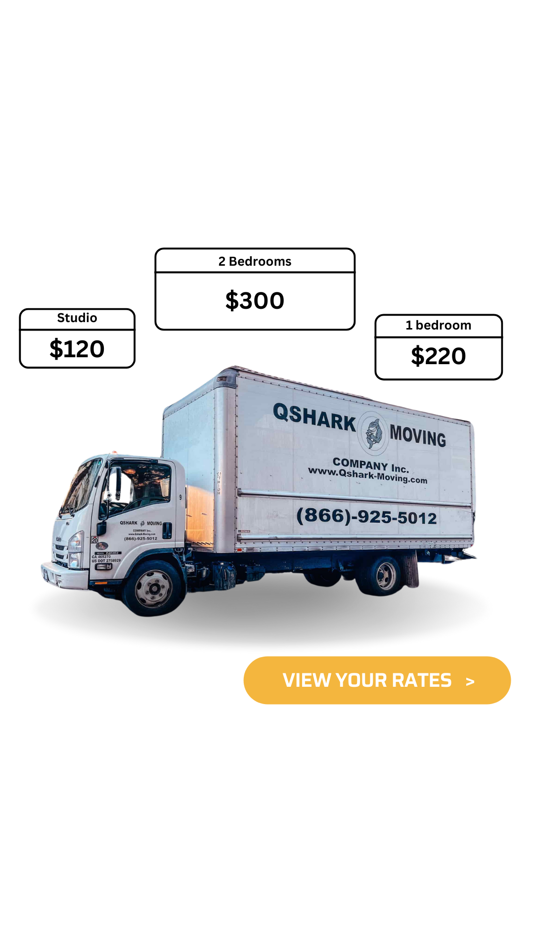 Qshark Moving Company Facebook ad