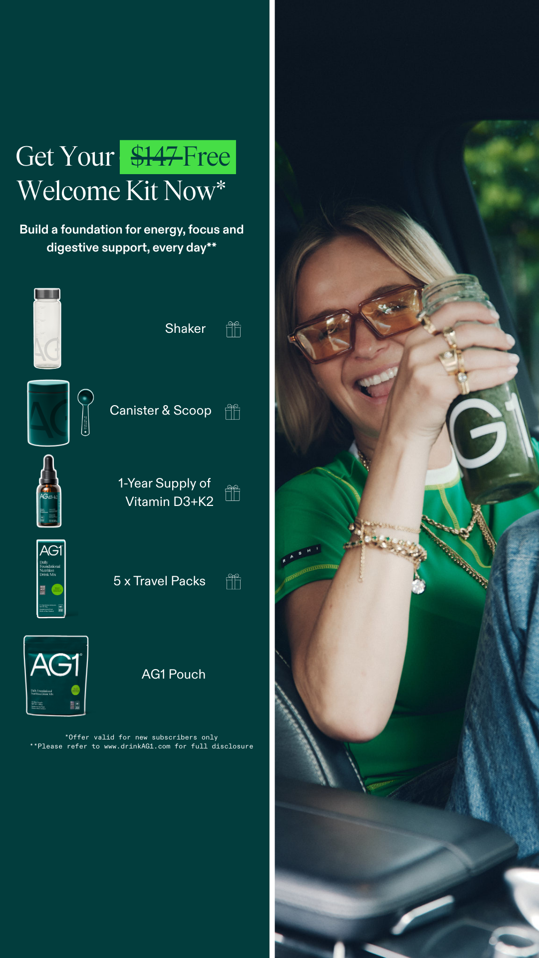 AG1 by Athletic Greens Facebook ad