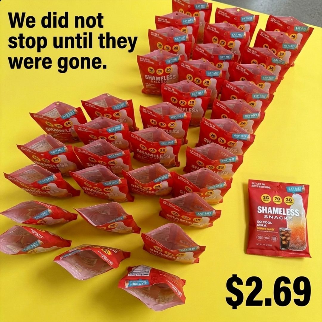Shameless Snacks Facebook ad