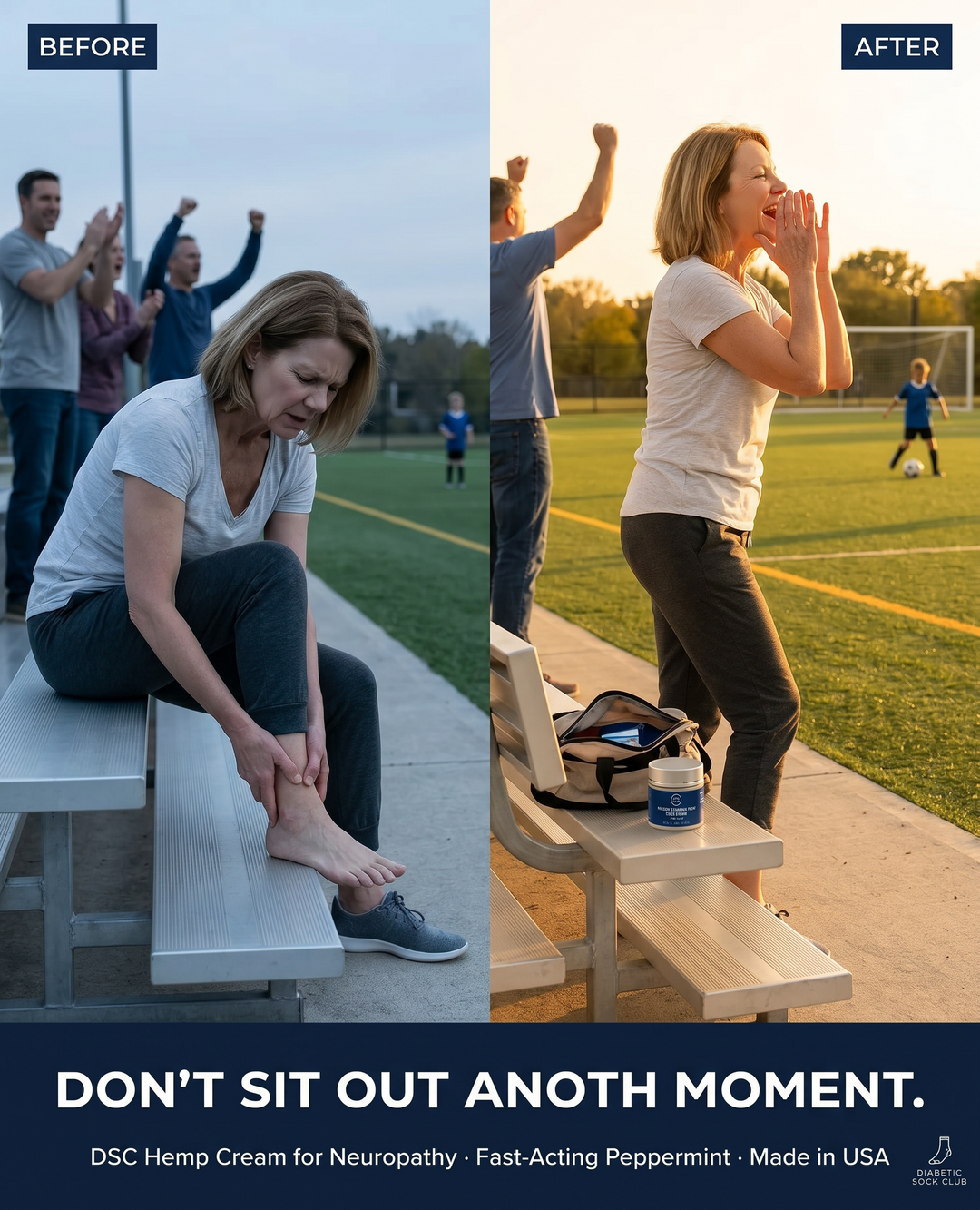 Diabetic Sock Club Facebook ad
