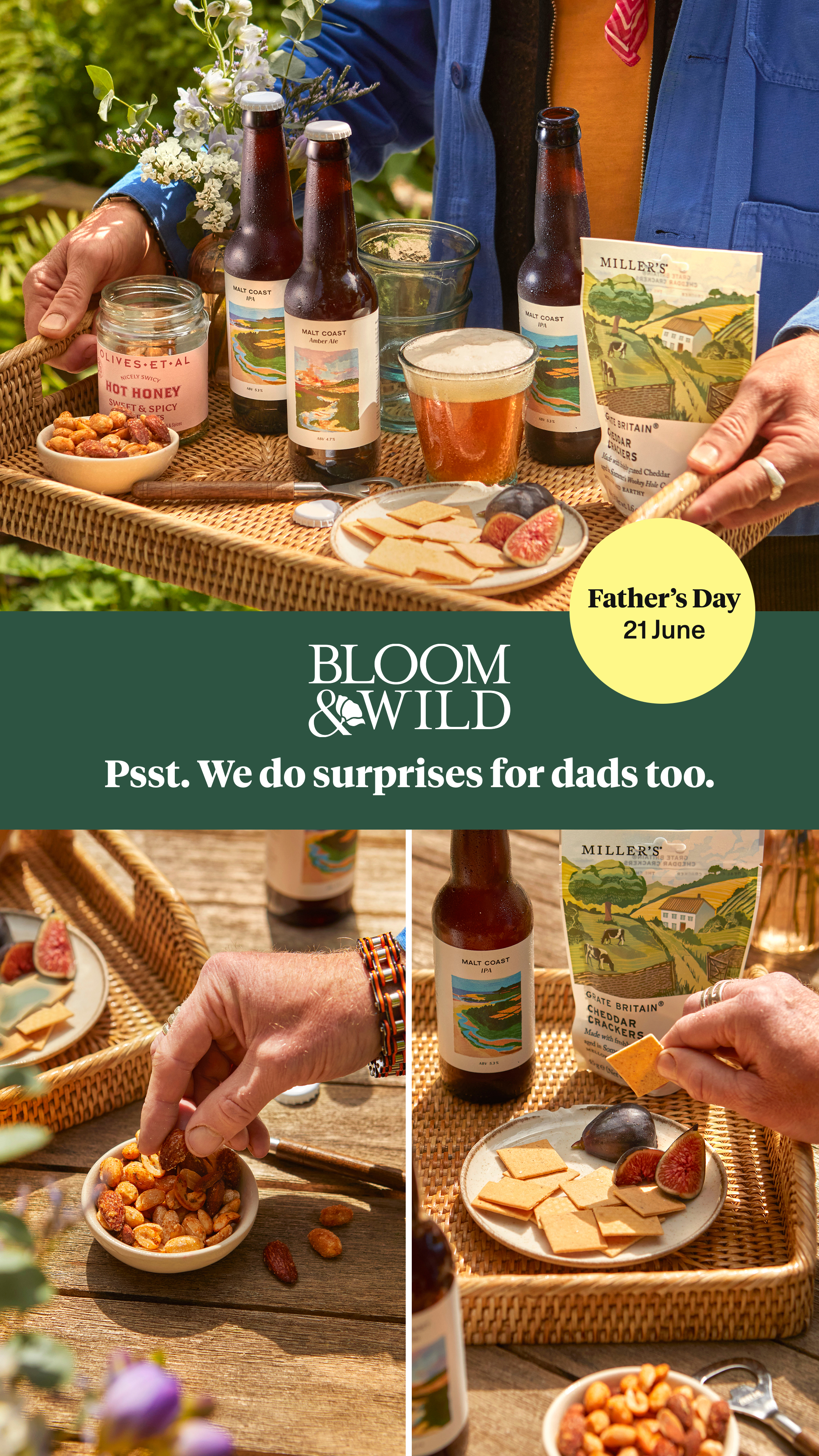 Bloom & Wild Facebook ad