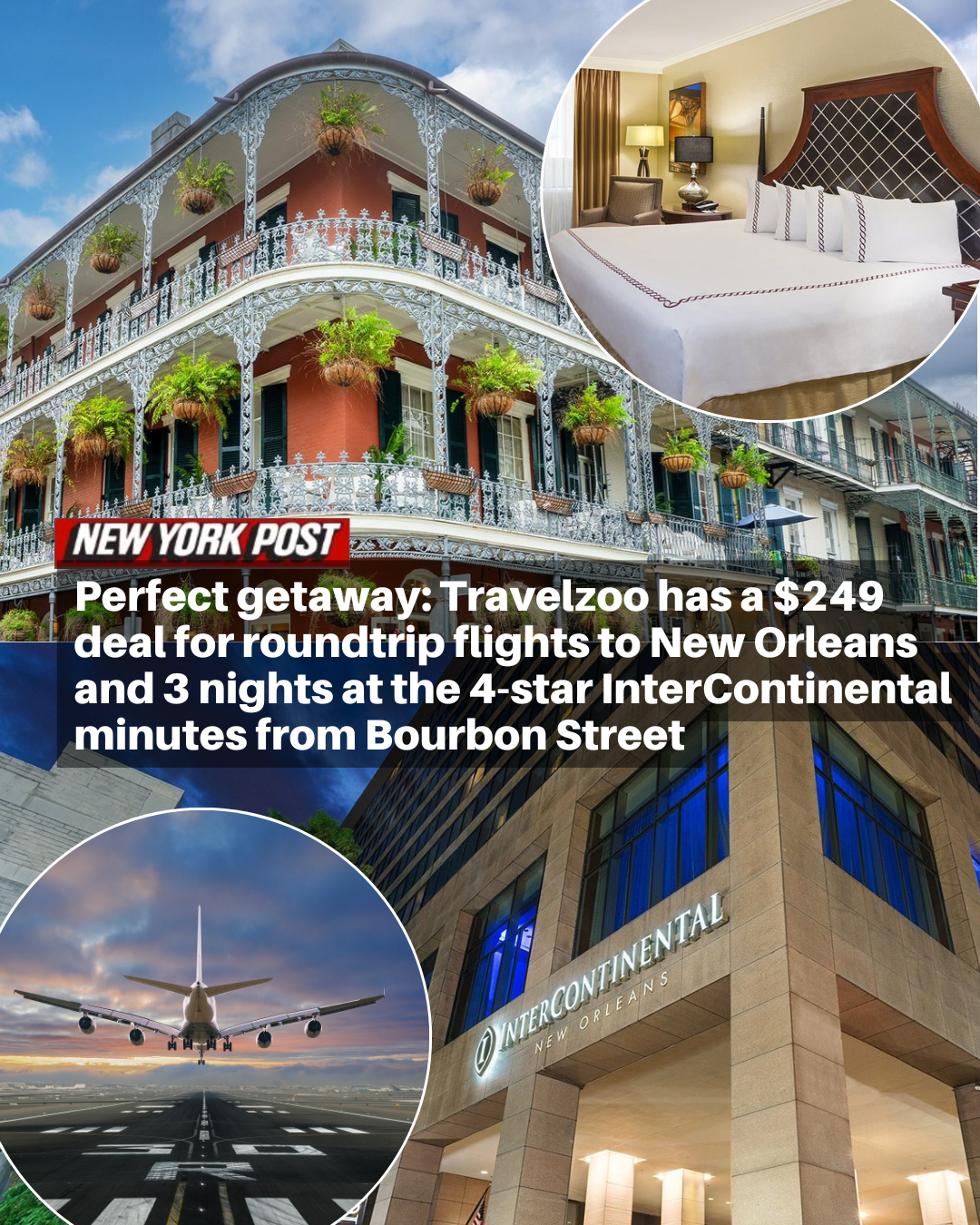 New York Post Facebook ad: $249. Flights + 3 Nights.