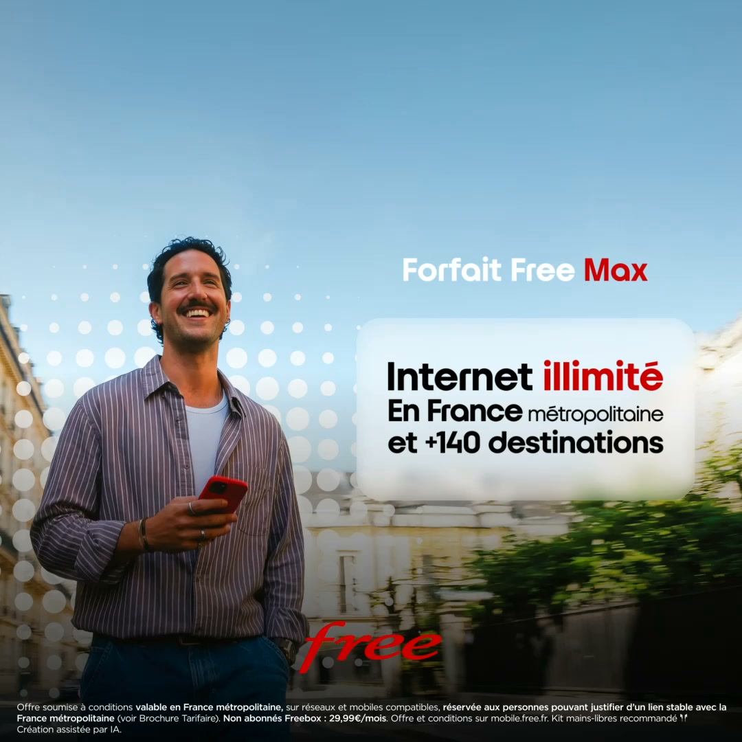 Free Facebook ad: Découvrez le Forfait Free Max
