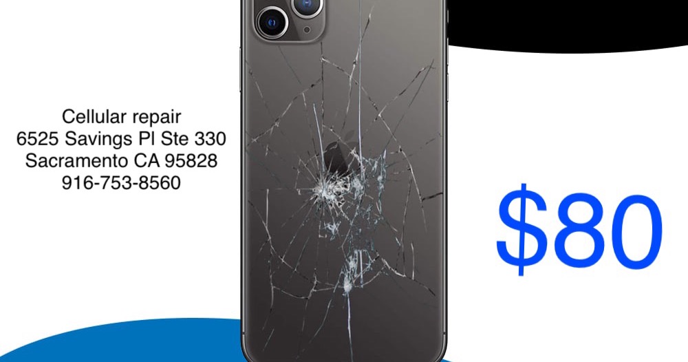 Cellphone repair store Facebook ad: Cellular repair