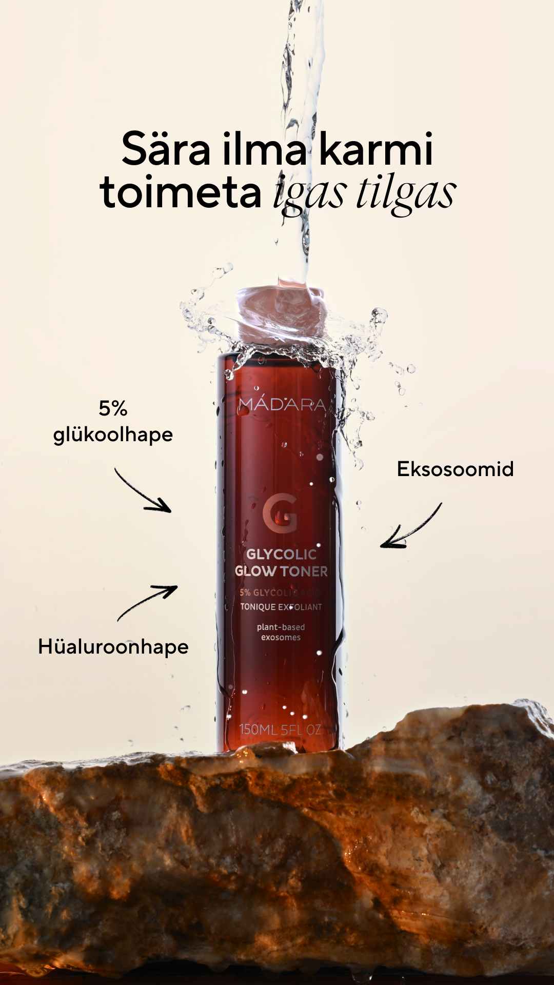 Mádara Organic Skincare Facebook ad