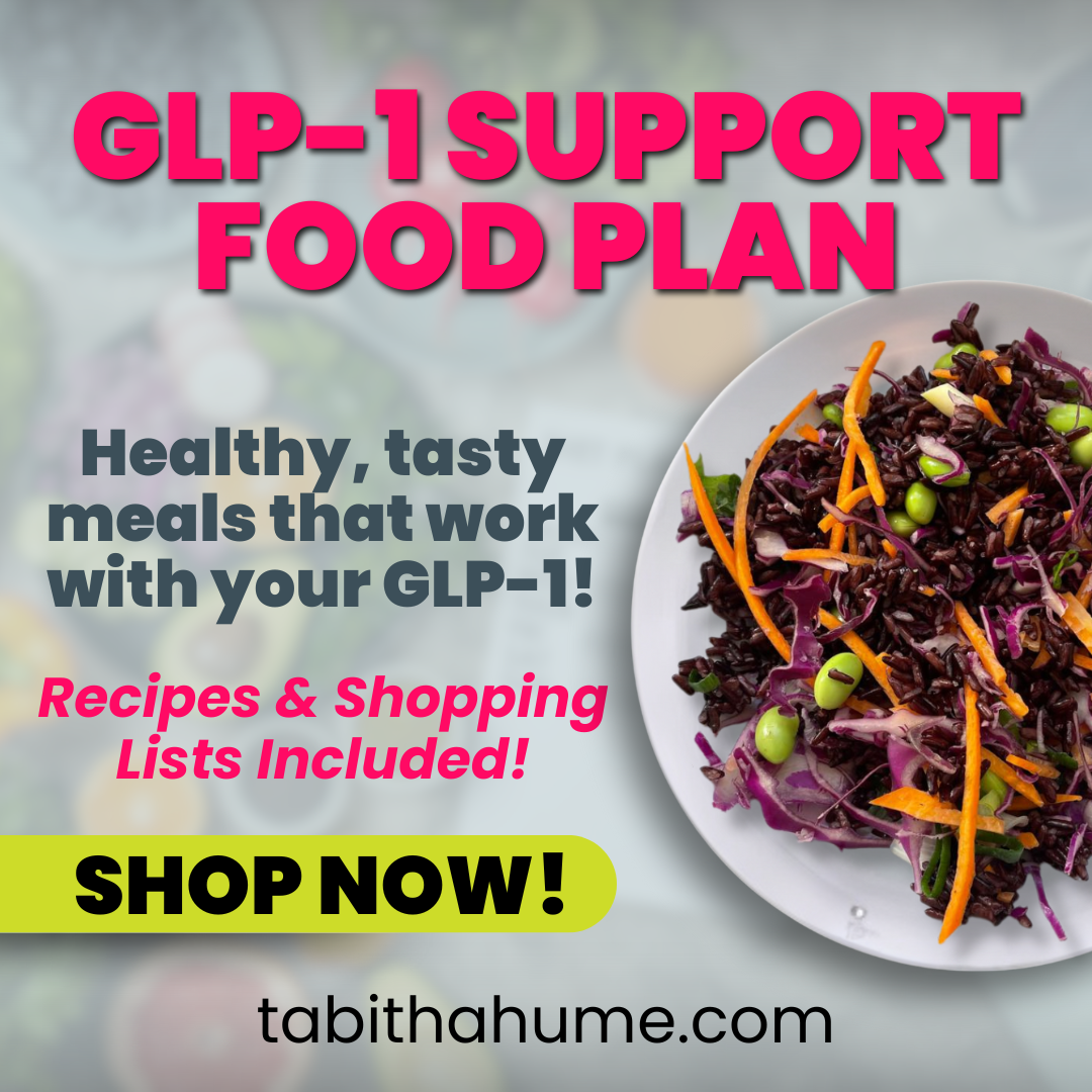 Tabitha Hume - Clinical Dietician Facebook ad: Get The GLP-1 Assist Diet Plan Today!