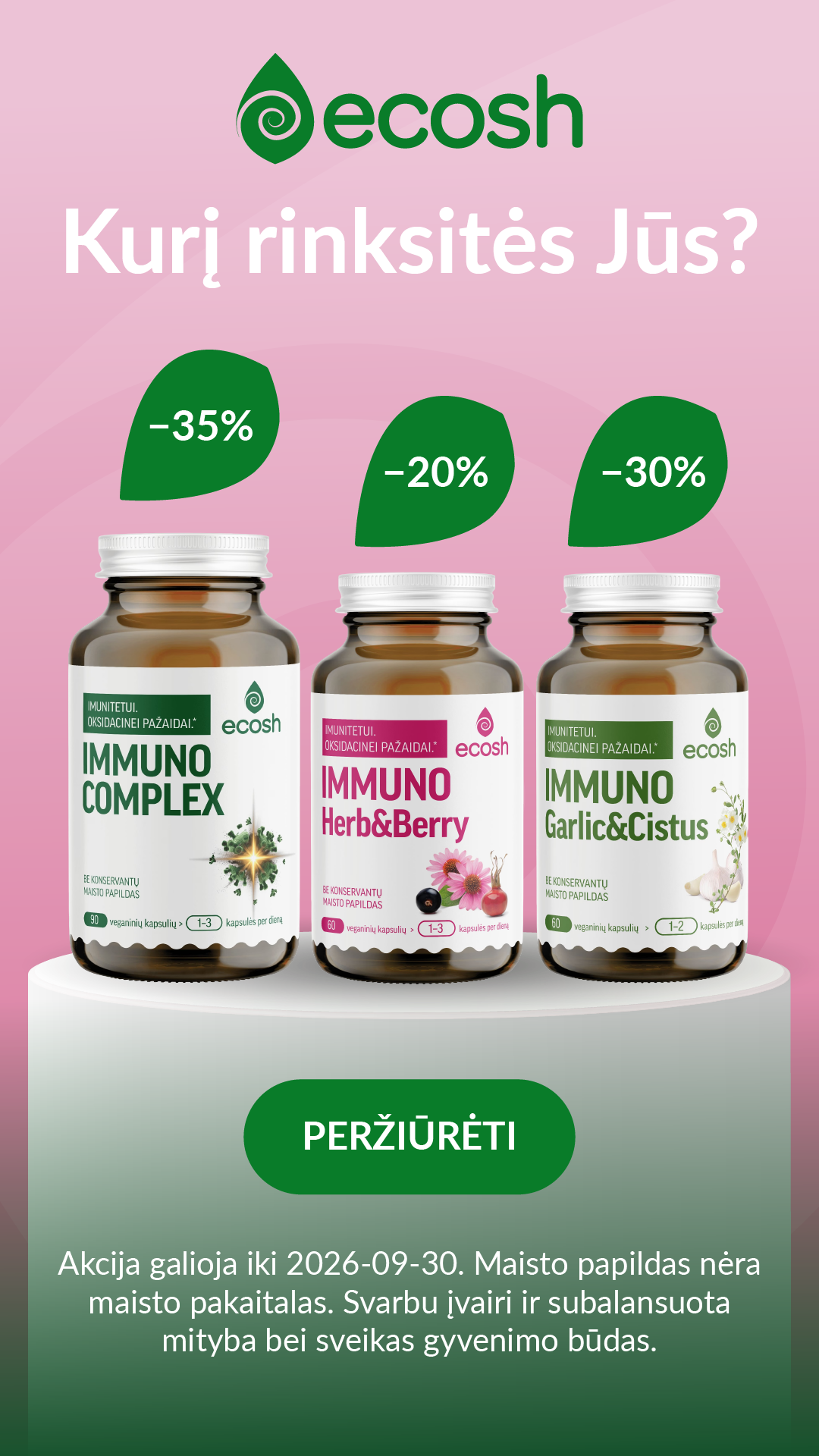 Ecosh Lietuva Facebook ad