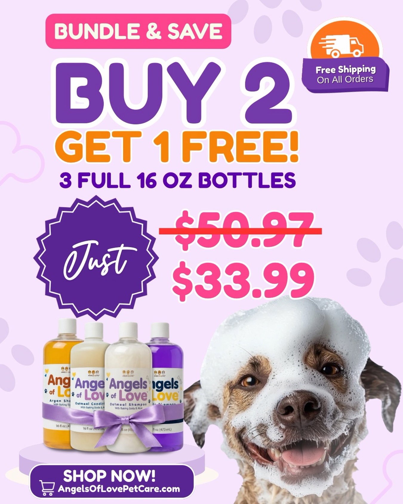 Angels Of Love Pet Care Facebook ad: 16 oz Collection