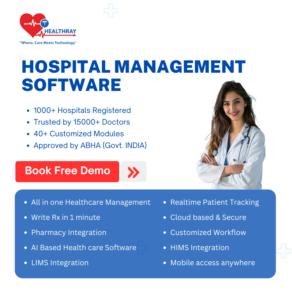 Healthray - AI based EMR, HIS Facebook ad from Dec 27, 2025