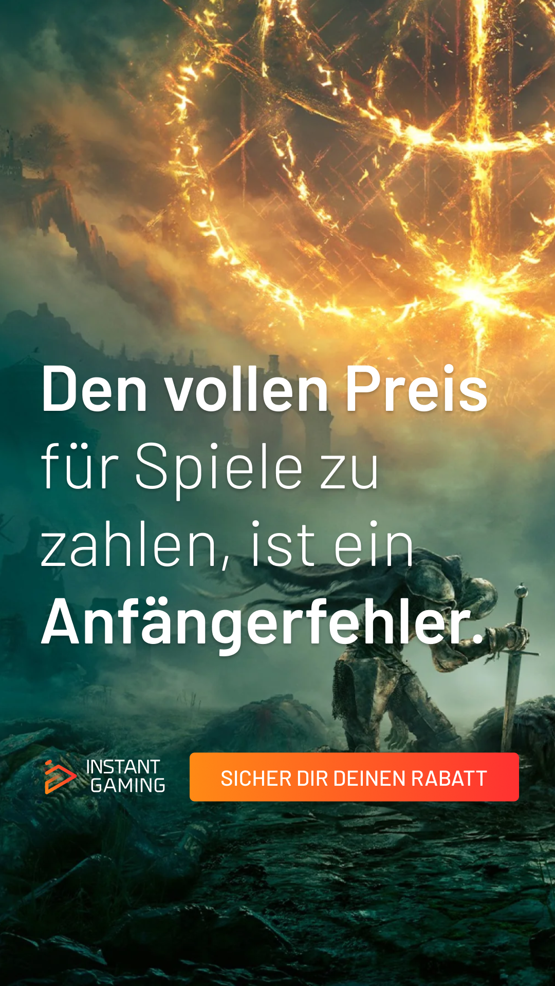 Instant Gaming Facebook ad