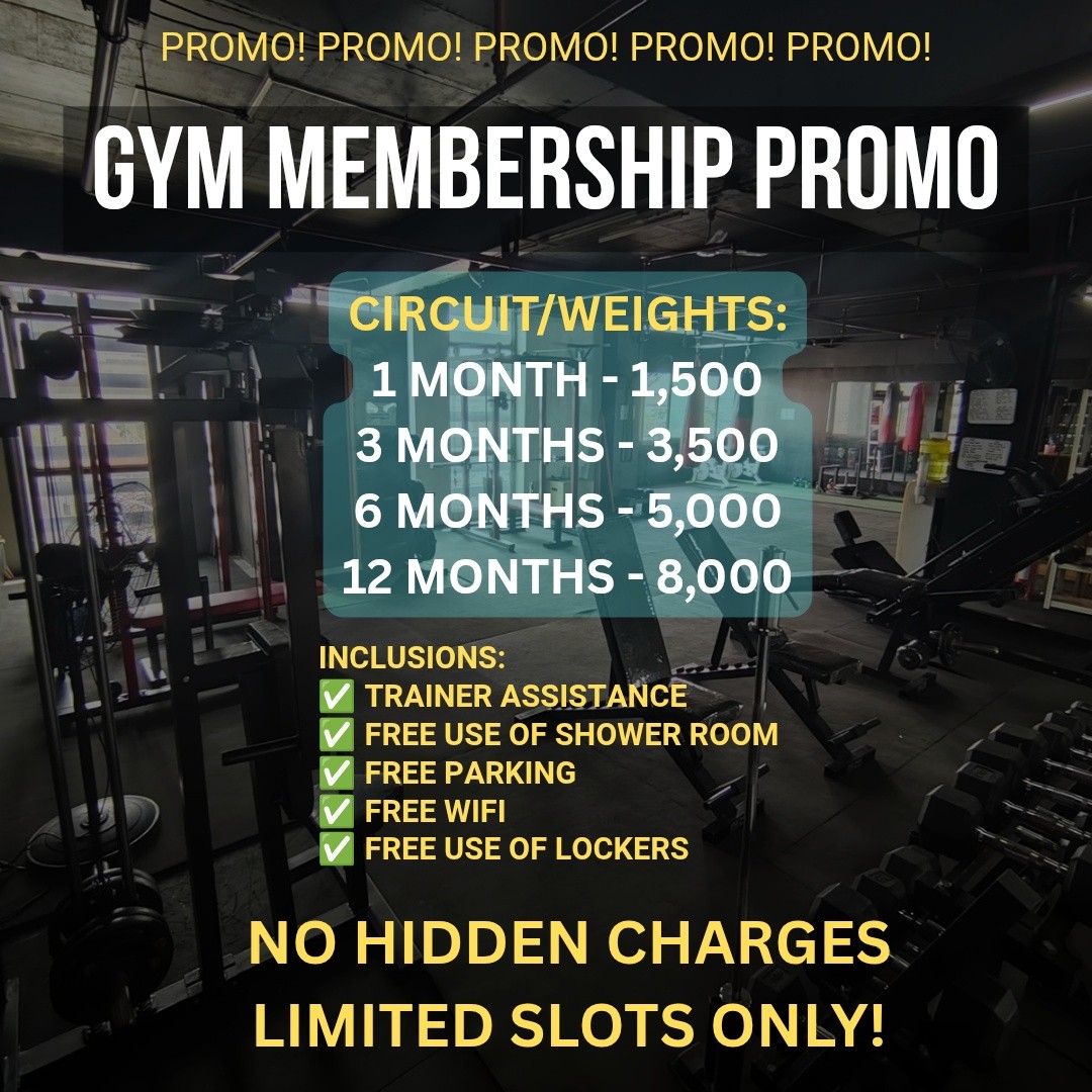 Pulse360 Fitness Marcos Highway Facebook ad: GYM MEMBERSHIP PROMO!
