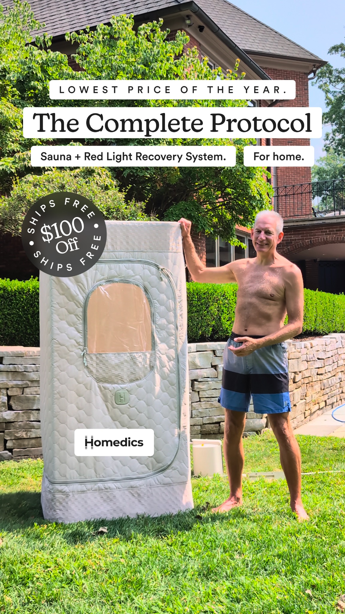 Homedics Facebook ad
