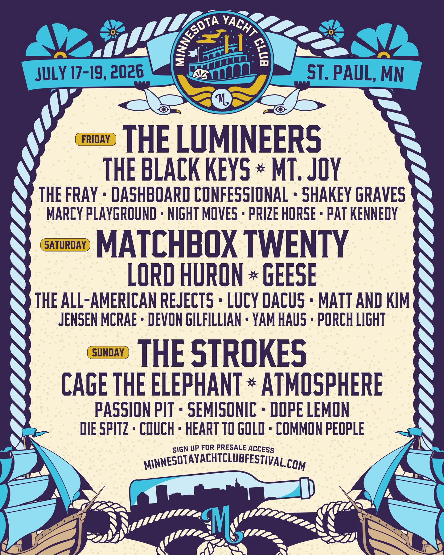 Mt. Joy Facebook ad: Tickets | Minnesota Yacht Club