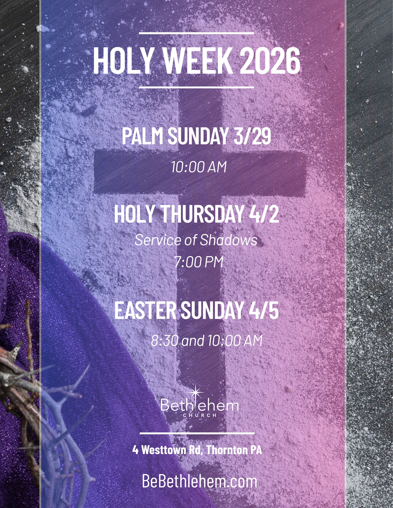 Bethlehem Church Facebook ad