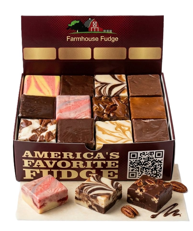 Farmhouse Fudge Facebook ad: Farmhouse Fudge | Small Batch, Handcrafted Fudge | Fudge…