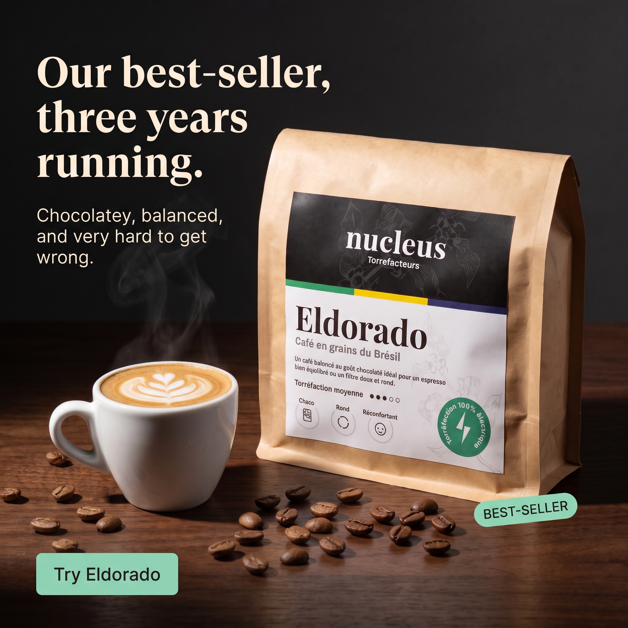Nucleus Torréfacteurs Facebook ad