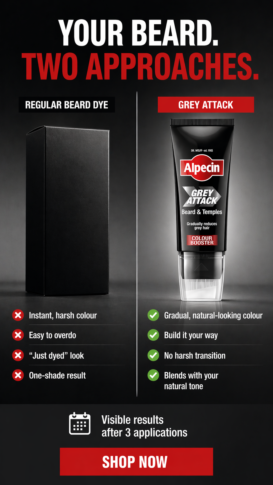Alpecin Facebook ad