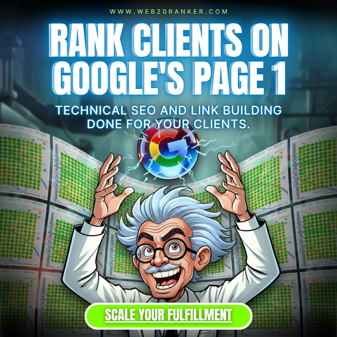 WEB20 Ranker Facebook ad