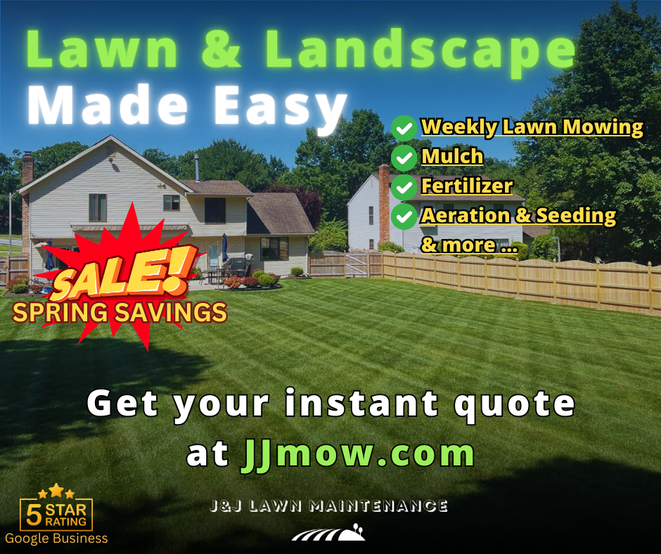 J&J Lawn Maintenance Facebook ad: Lawn & Landscape