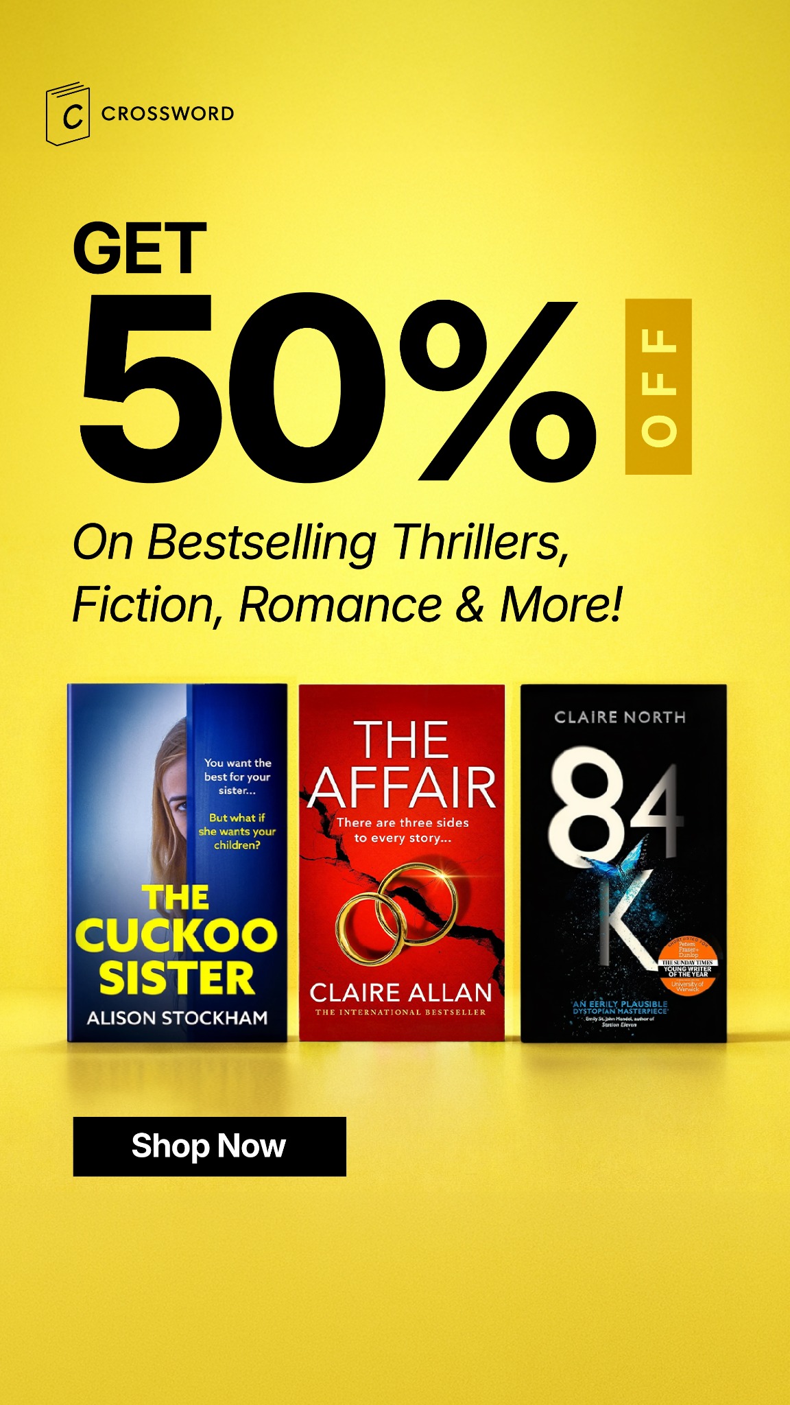 Crossword Bookstores Facebook ad