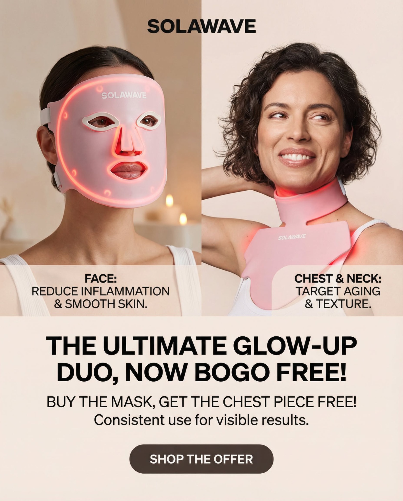 Solawave Facebook ad