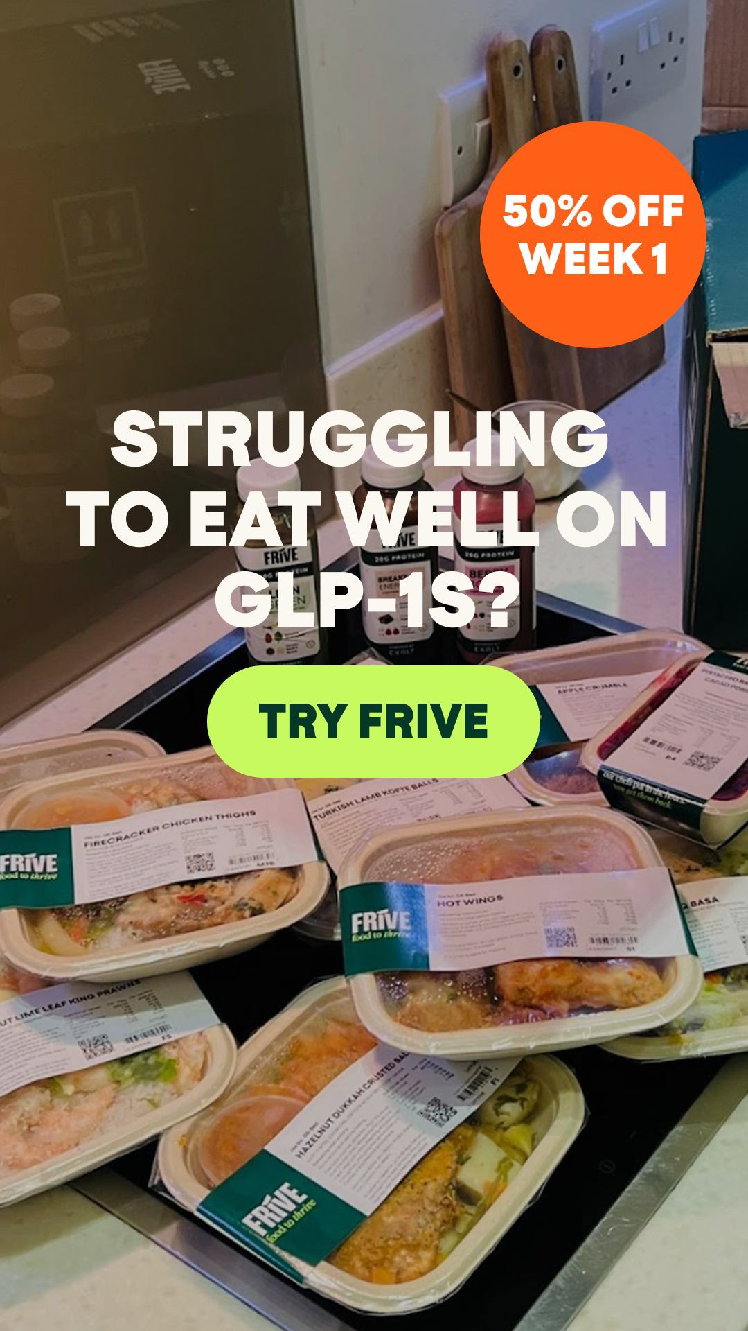 Frive Facebook ad