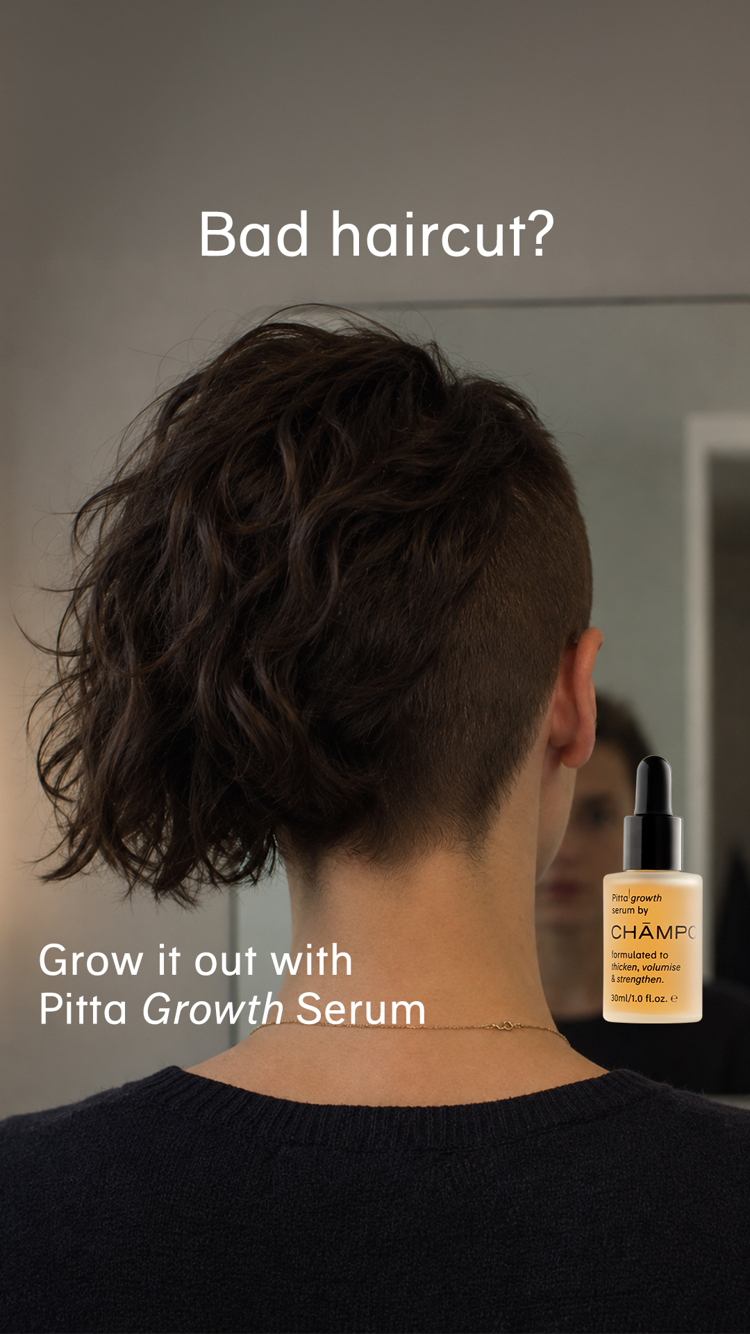 Chāmpo Haircare Facebook ad