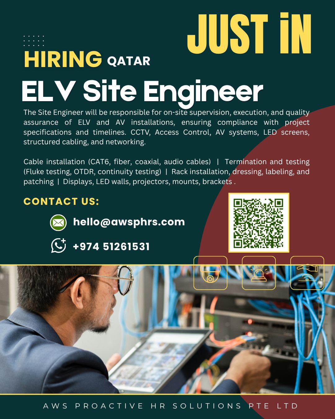 AWS Proactive HR Solutions Pte. Ltd. Facebook ad: - SITE ENGINEER