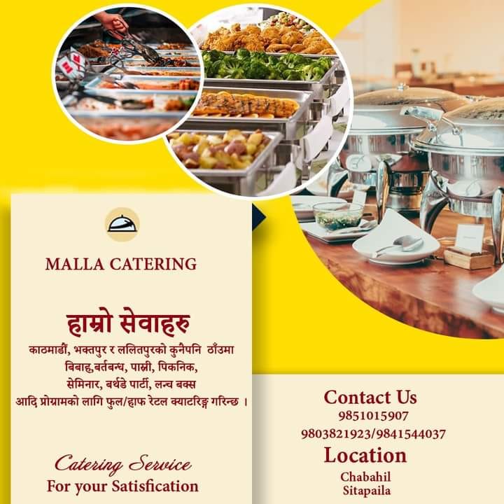 Malla Catering & Tent House Facebook ad