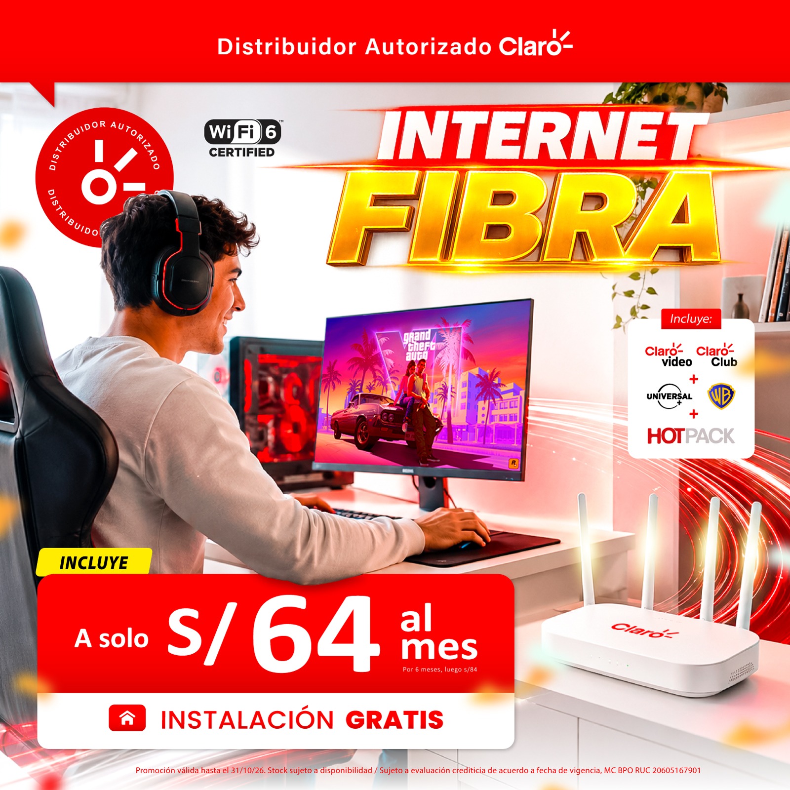 Full Internet Ilimitado - Online Facebook ad: ¡CONECTA TU HOGAR A OTRO NIVEL!