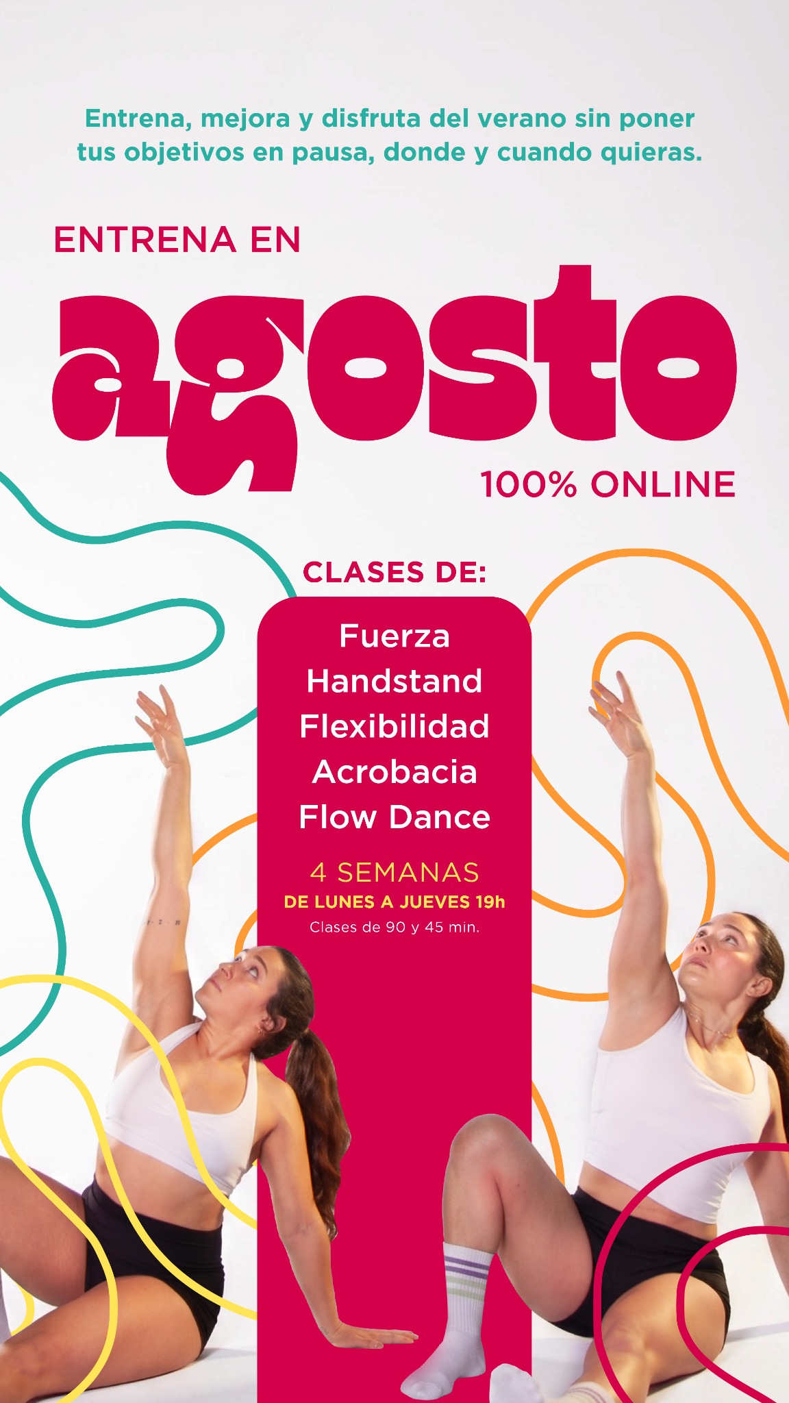 IS, Art & Sport Facebook ad: Entrena en Agosto