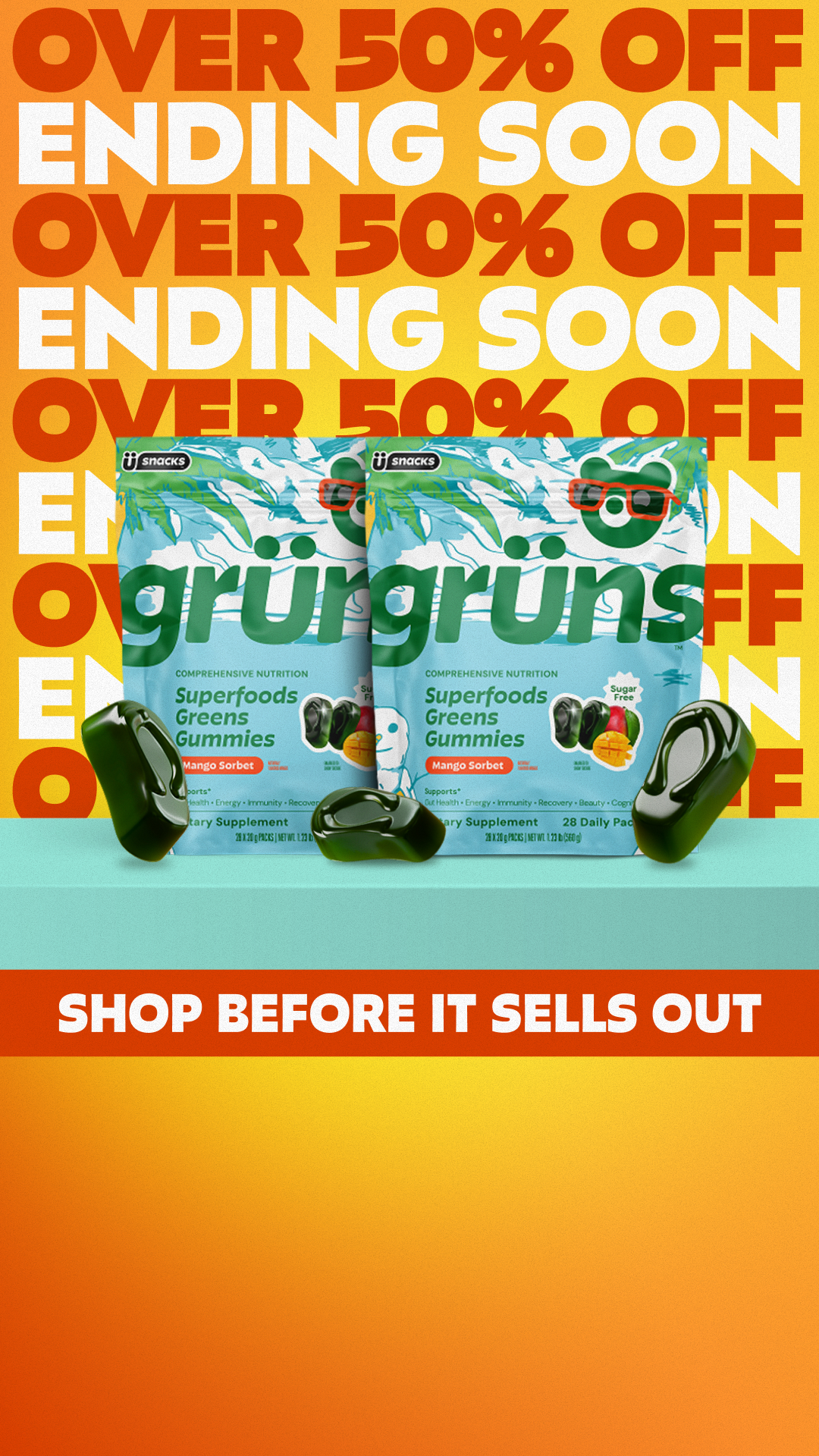 Grüns Kids Facebook ad