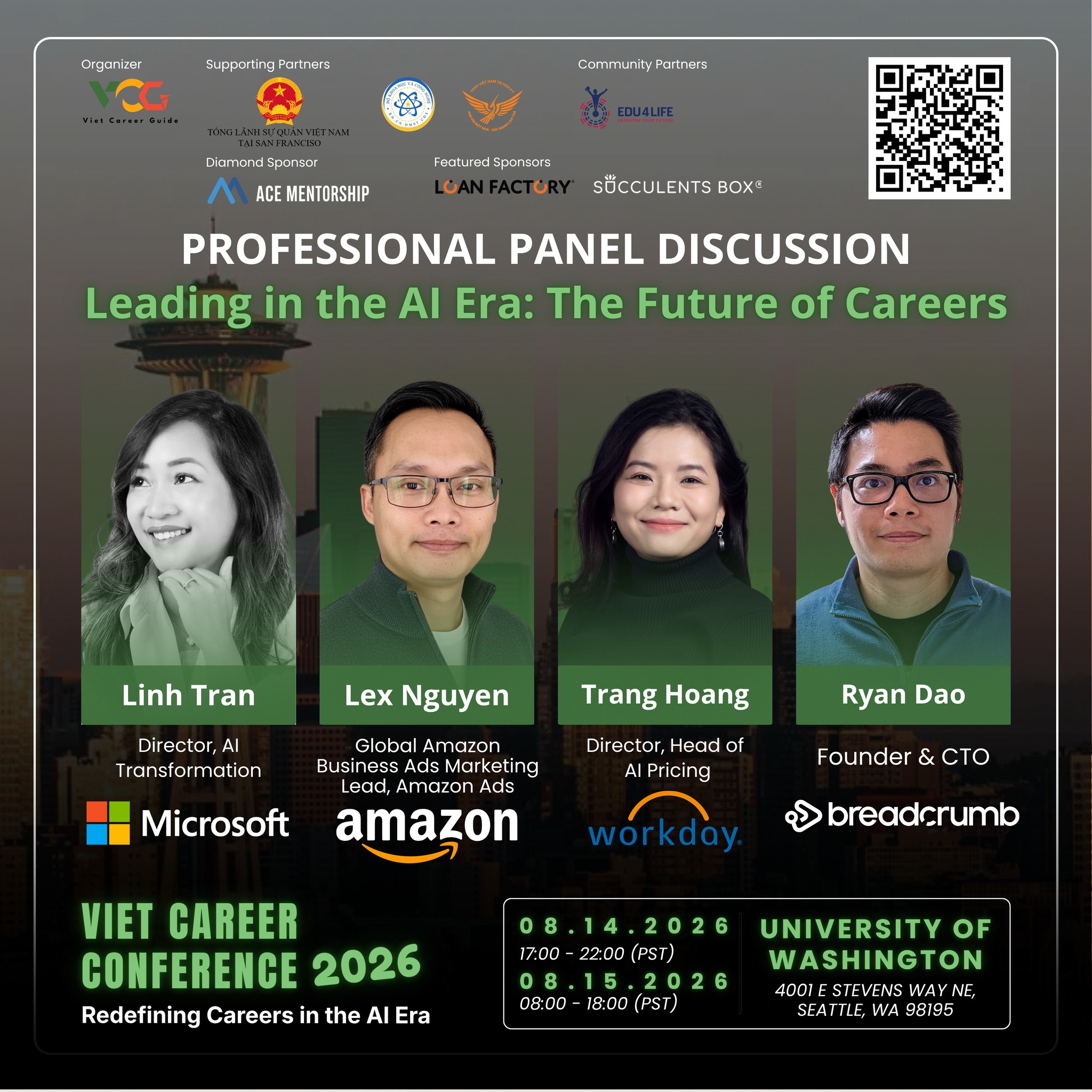Viet Career Guide Facebook ad: Select tickets, 2026 Viet Career Conference, University Of…