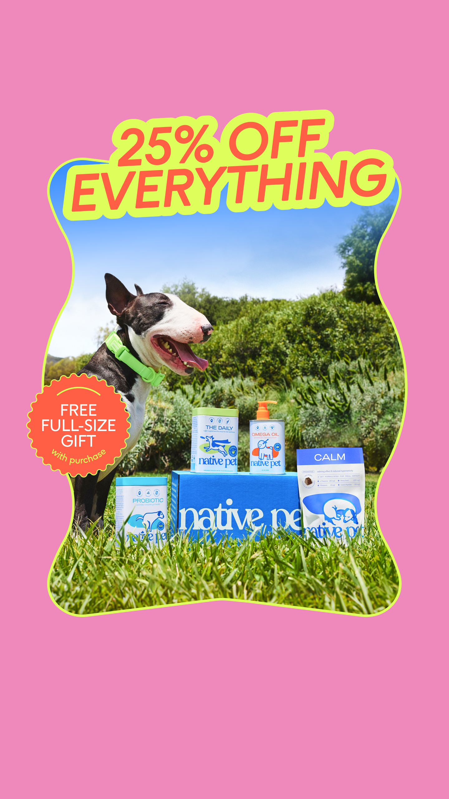 Native Pet Facebook ad