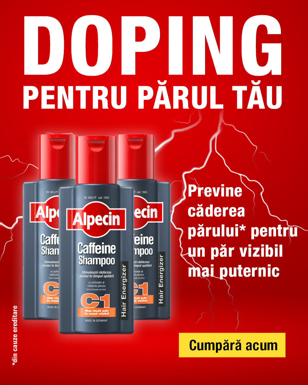 Alpecin Facebook ad