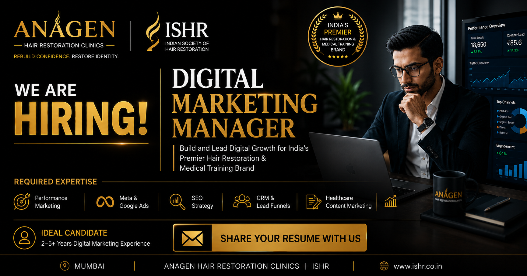 Anagen Hair Transplant Centre Facebook ad from Jul 11, 2026