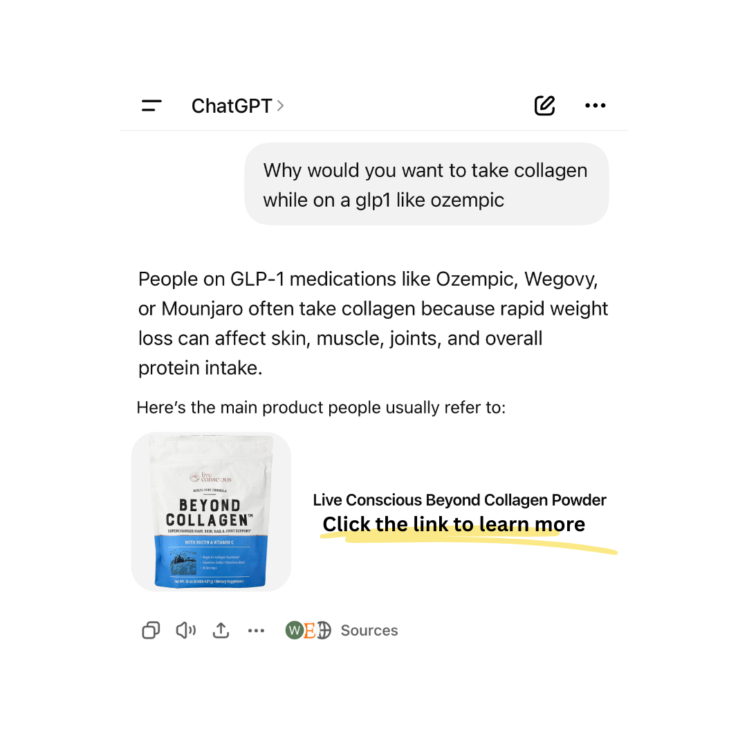 Live Conscious Facebook ad