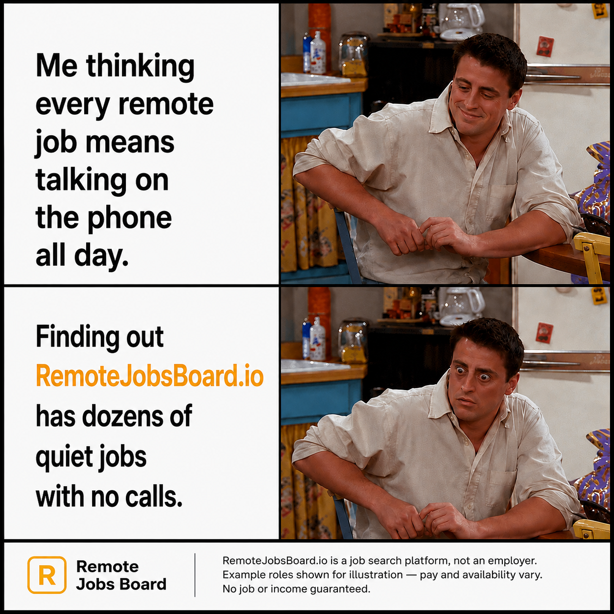 Remote Jobs Board - Work From Anywhere Facebook ad