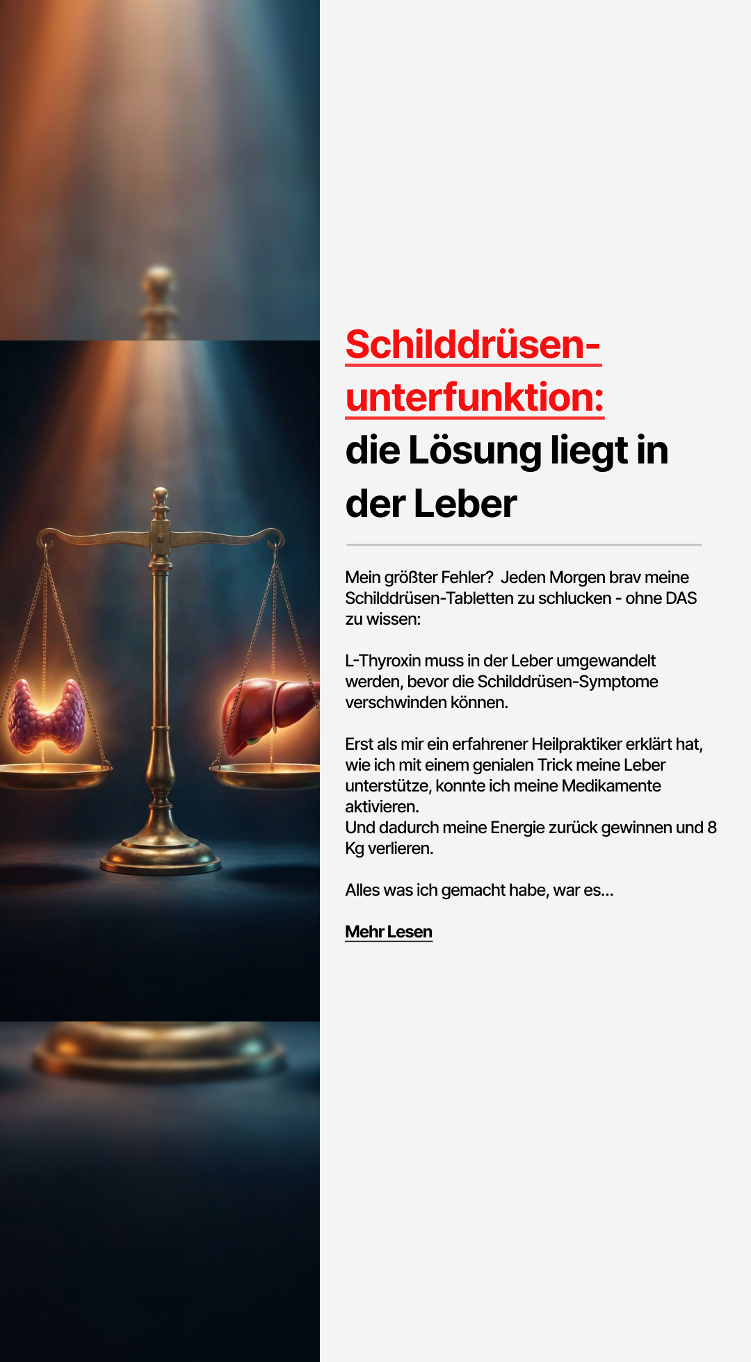 Mission Schilddrüse Facebook ad