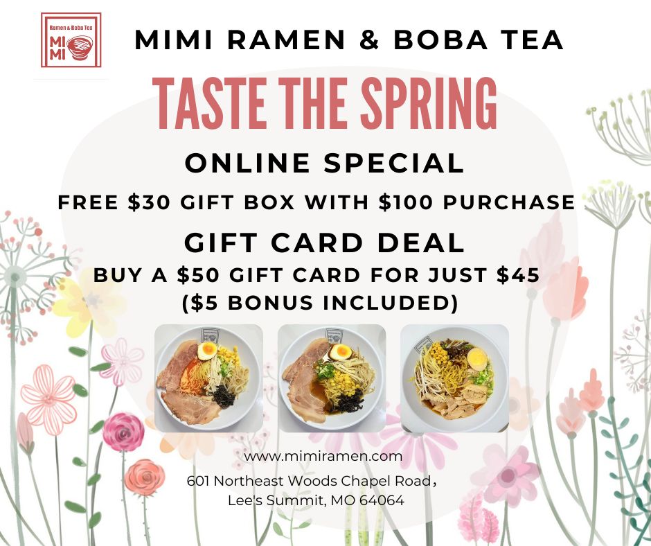 Mimi Ramen and Boba Tea Facebook ad: Mimi Ramen & Boba Tea- Asian restaurant | Online Order |…