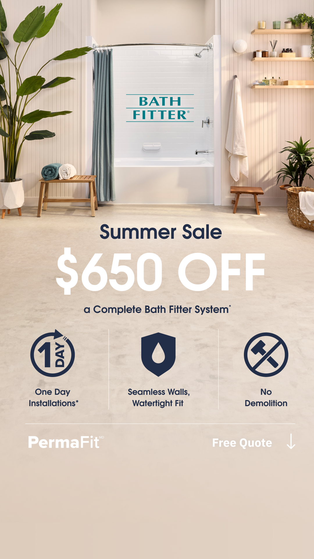 Bath Fitter Facebook ad