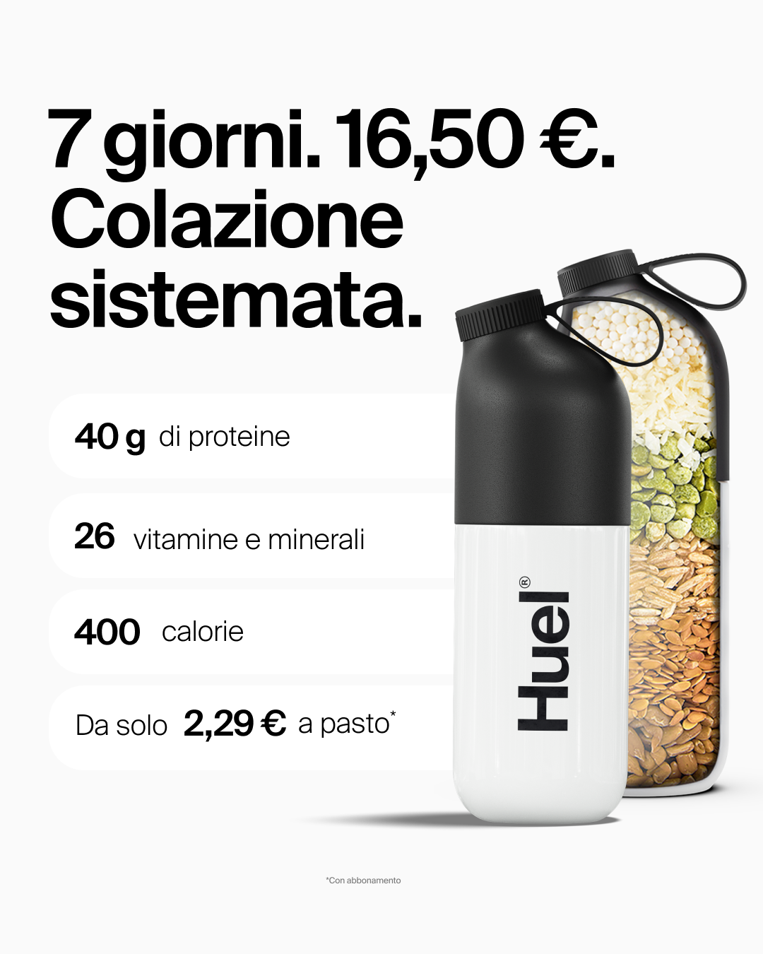 Huel Facebook ad