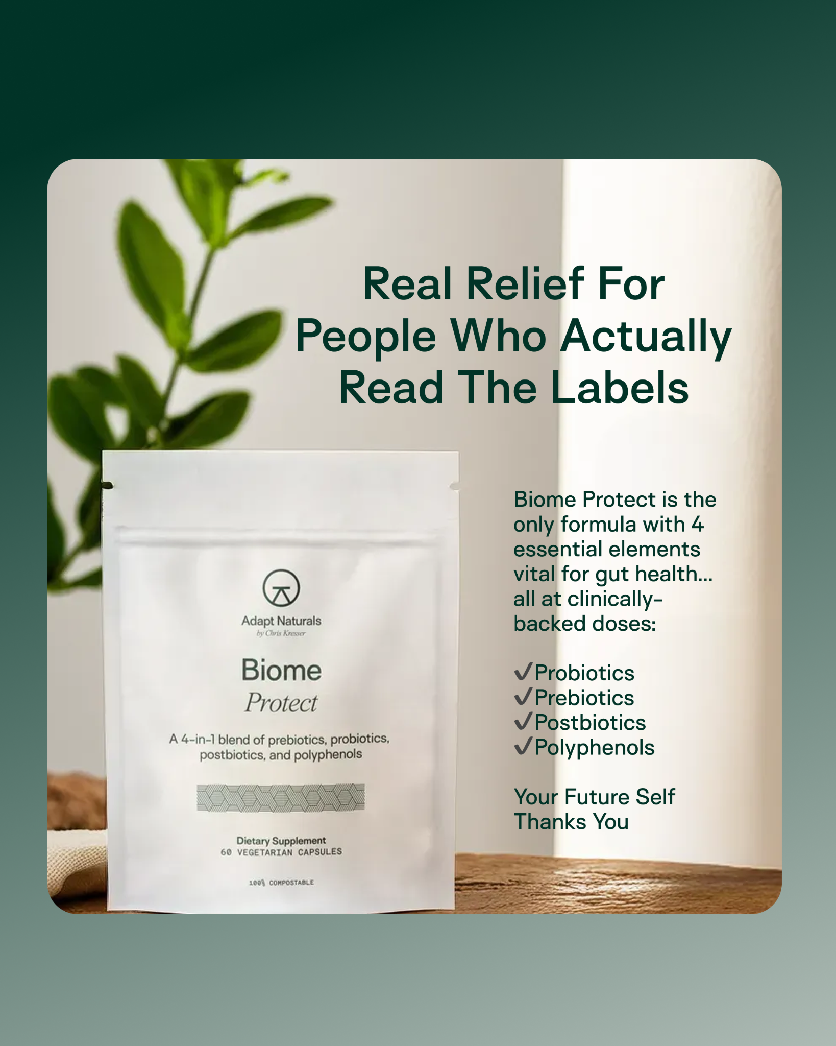 Adapt Naturals Facebook ad