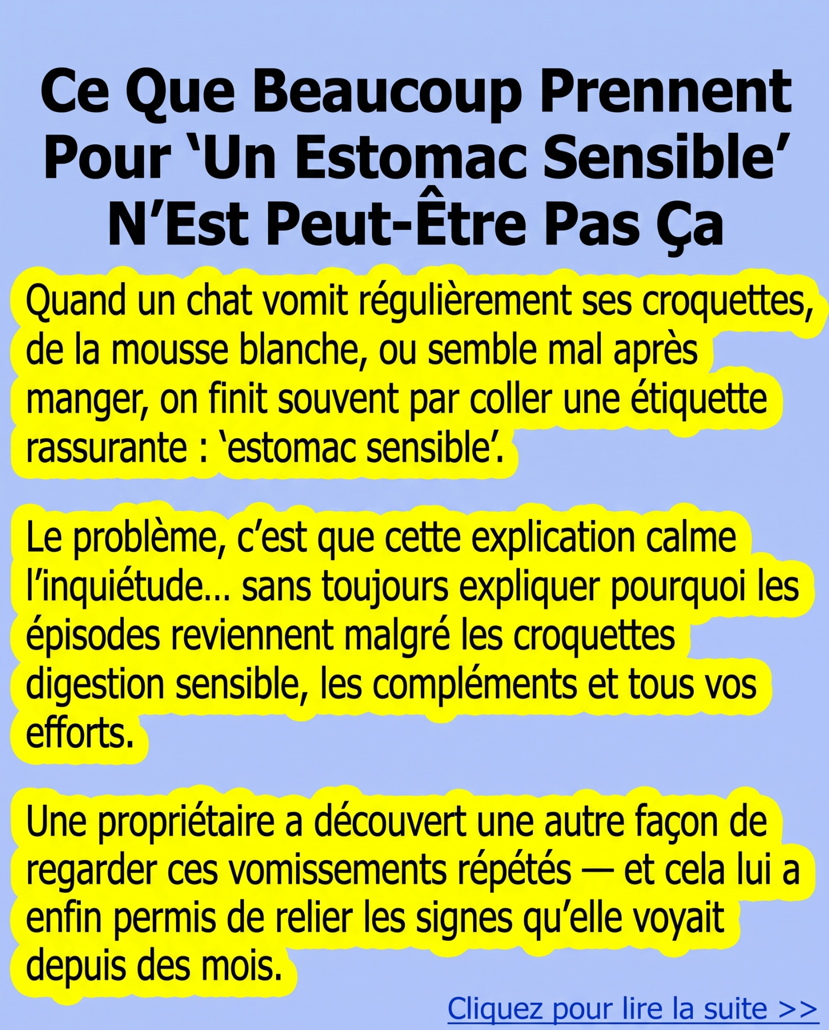 Sophie Martin Facebook ad: STOP: ne changez pas encore ses croquettes
