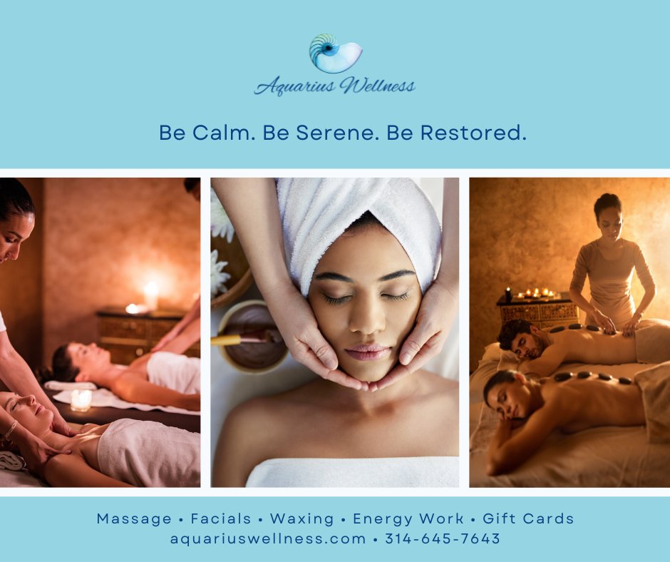 Aquarius Wellness Center For Healing Arts and Massage Therapy-St. Louis Facebook ad