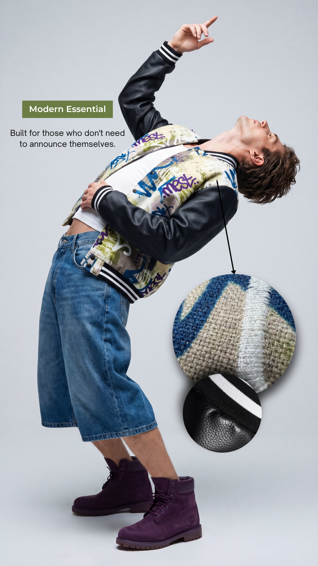 Wearshirp Facebook ad: Built to be felt, not just seen.